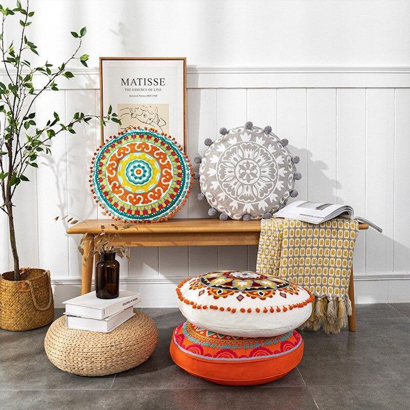 Zenify Glow Mandala Kissenbezug | Boho Deko | Weich & Pflegeleicht | Perfekt für Zuhause