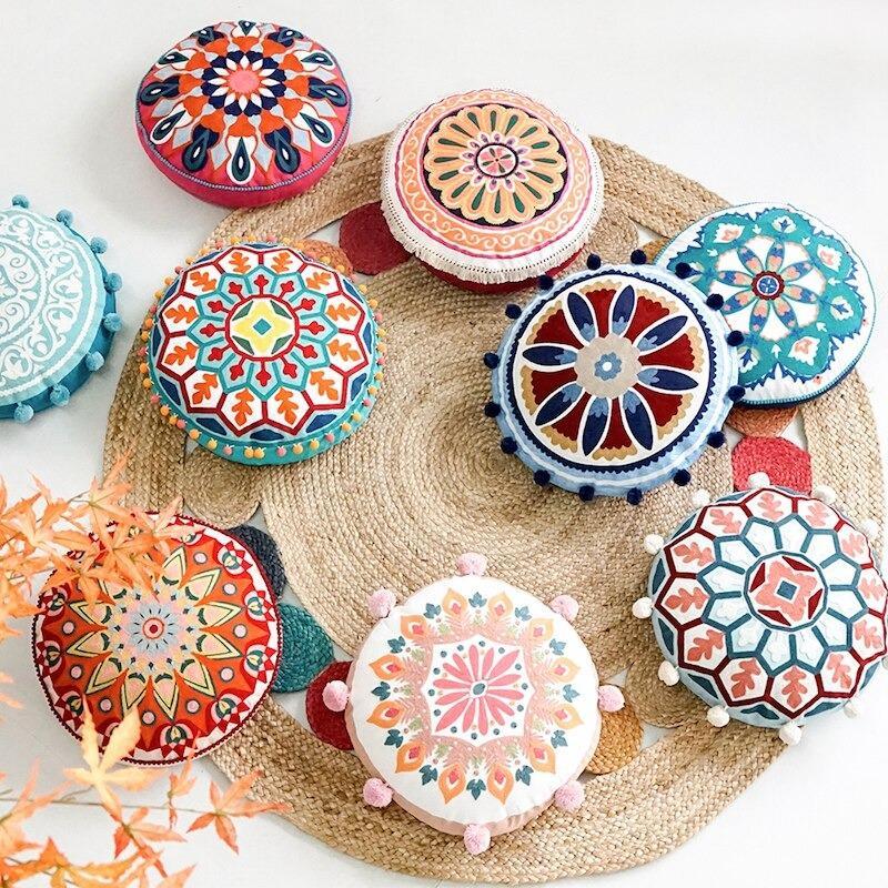 Zenify Glow Mandala Kissenbezug | Boho Deko | Weich & Pflegeleicht | Perfekt für Zuhause