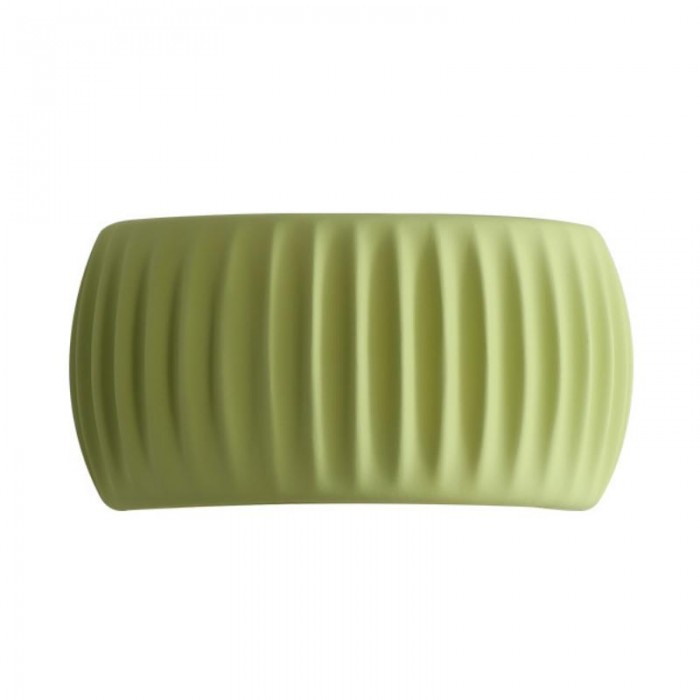 LuxeRib Moderne Art Deco Wandleuchte | Harz & LED Design | Stilvolle Beleuchtung für Zuhause