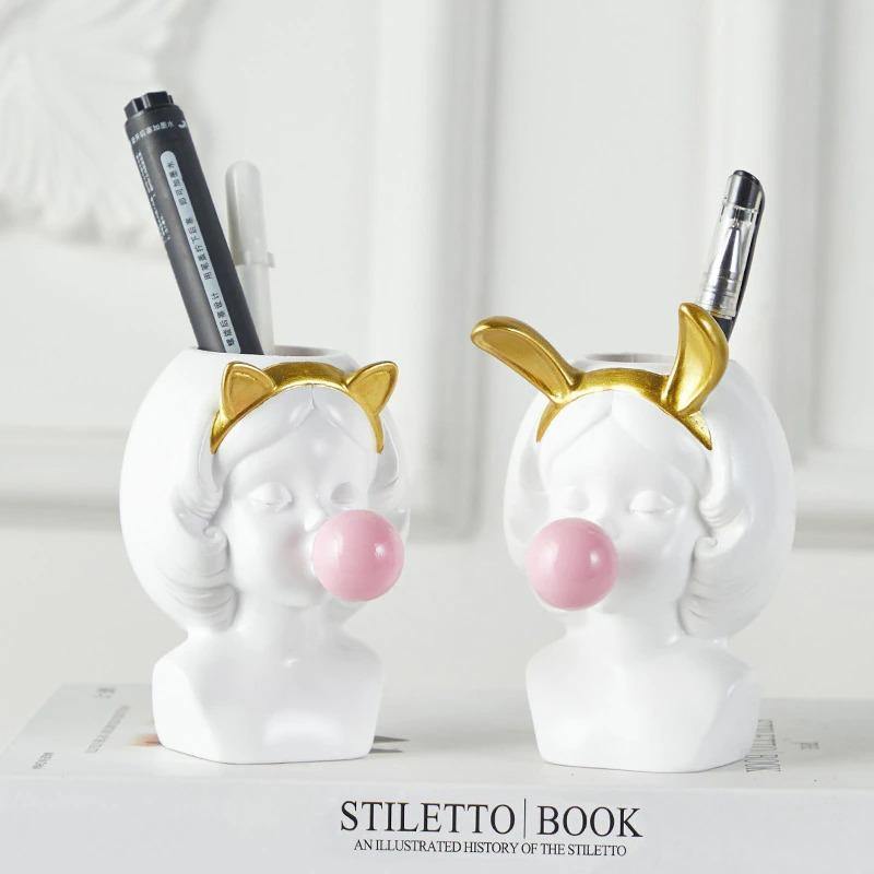 BubbleBloom Deko-Pflanzgefäß | Verspielte Büste mit Stil