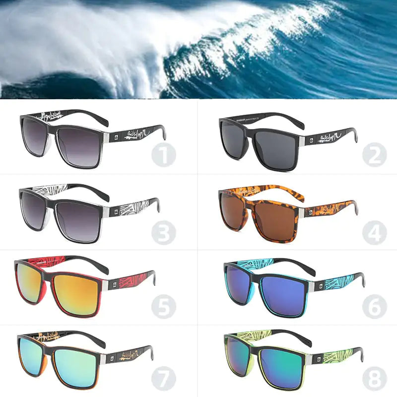 SunEdge Klassische quadratische Sonnenbrille | UV-Schutz | Retro-Design | Perfekte Passform
