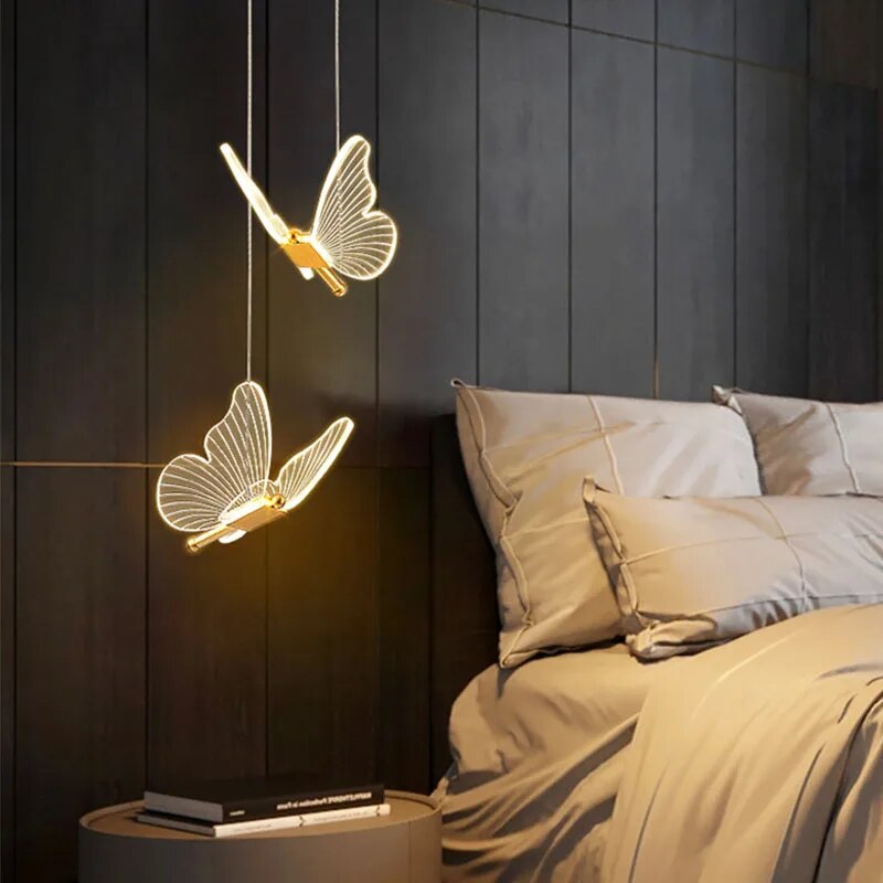 ButterGlow Hängeleuchte in Form eines Schmetterlings | Elegantes LED Design für Ihr Zuhause