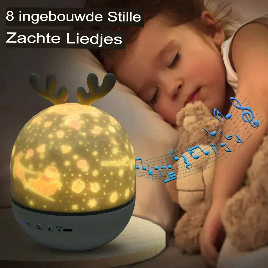 StarDreams Sternenhimmel Projektorlampe für Kinder | Magisches Nachtlicht | Rotierende Lichteffekte | Perfekt fürs Kinderzimmer