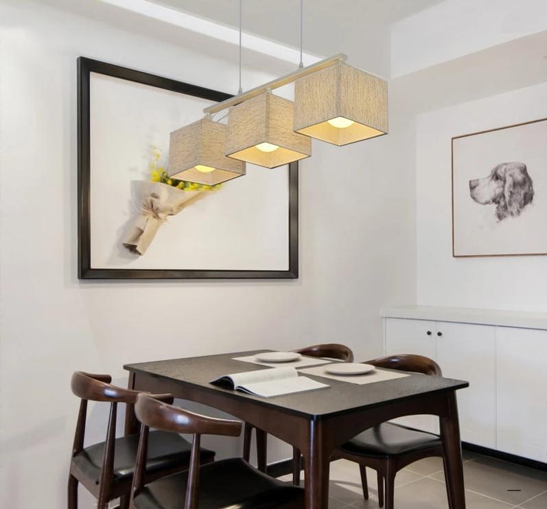 Lumenique Quadratische Laternen-Kronleuchter | Modernes Design | Elegante Beleuchtung für Esszimmer & Wohnzimmer