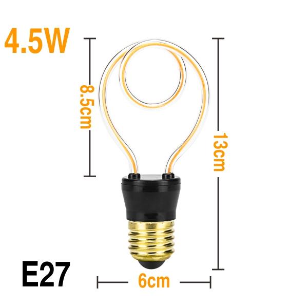 VintaraLux Klassische Vintage LED Glühbirne | Energiesparend & Dekorativ | Perfekt für Pendelleuchten & Kronleuchter