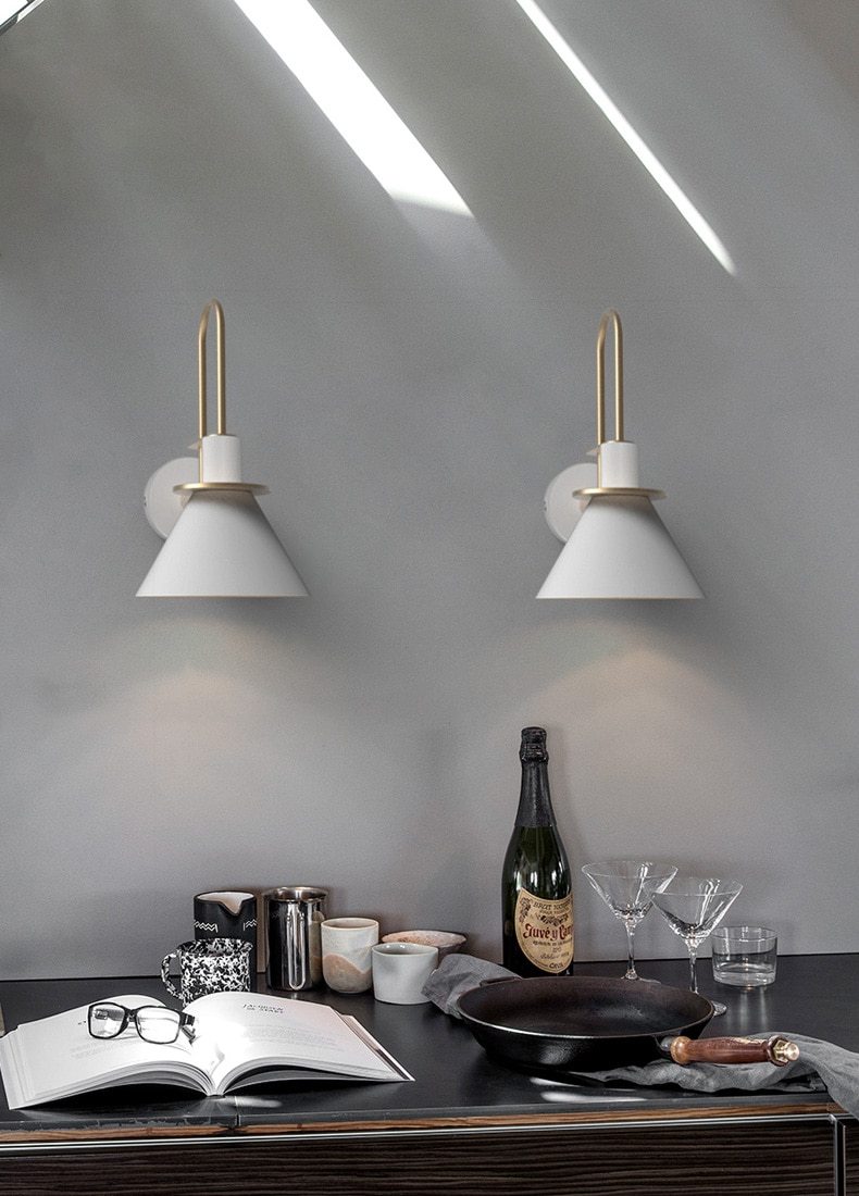 SlopeLuxe Verstellbare Wandlampe | Modernes Nordic Design | Neigbare Beleuchtung