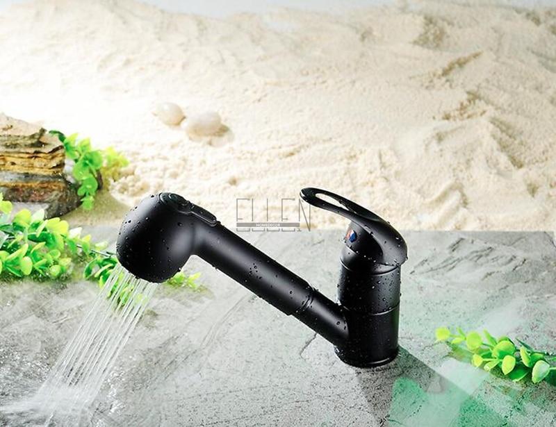 AquaGlide Kupfer Küchenarmatur mit ausziehbarer Brause | Deckmontage | Modernes Design | Flexibel & Langlebig