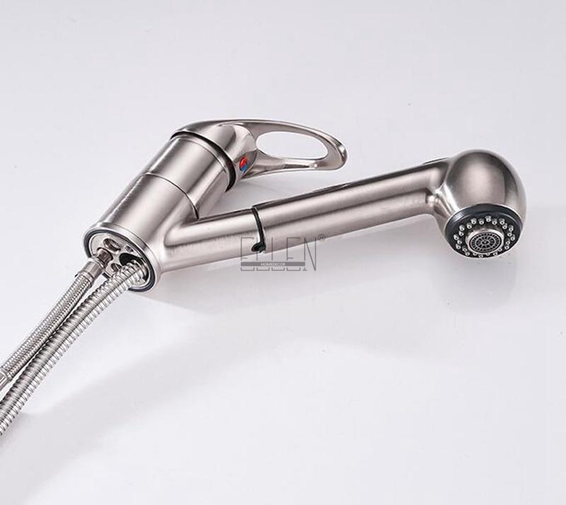 AquaGlide Kupfer Küchenarmatur mit ausziehbarer Brause | Deckmontage | Modernes Design | Flexibel & Langlebig