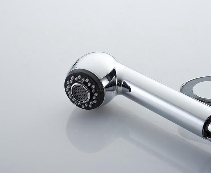 AquaGlide Kupfer Küchenarmatur mit ausziehbarer Brause | Deckmontage | Modernes Design | Flexibel & Langlebig