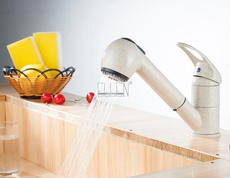 AquaGlide Kupfer Küchenarmatur mit ausziehbarer Brause | Deckmontage | Modernes Design | Flexibel & Langlebig