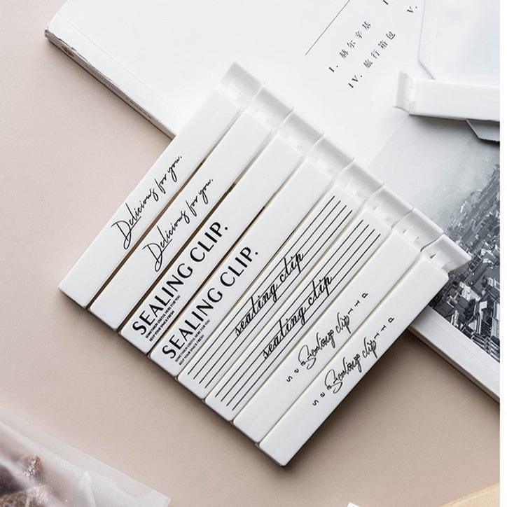 ClippyCharm Dekorative Tütenclips | 10-teiliges Set | Praktische Aufbewahrung & stilvolle Küchenorganisation