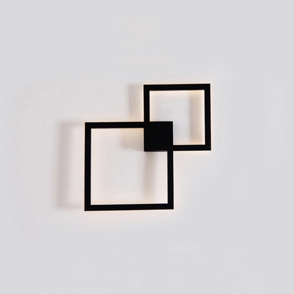 Lumoré Square - LED Wandleuchte im modernen Design | Minimalistisch & Energieeffizient | Perfekt für Wohnzimmer & Flure