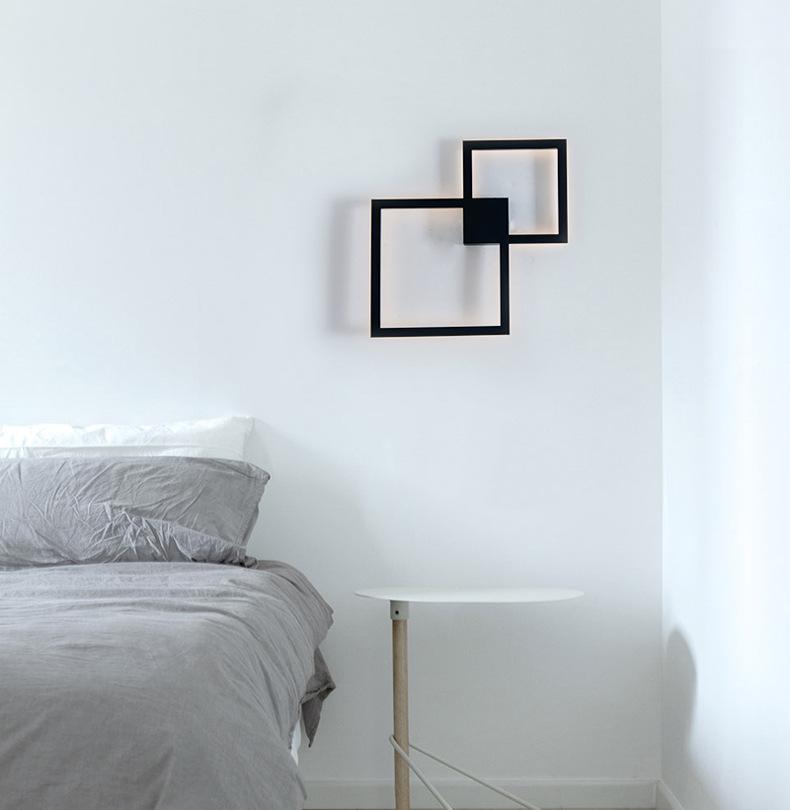 Lumoré Square - LED Wandleuchte im modernen Design | Minimalistisch & Energieeffizient | Perfekt für Wohnzimmer & Flure
