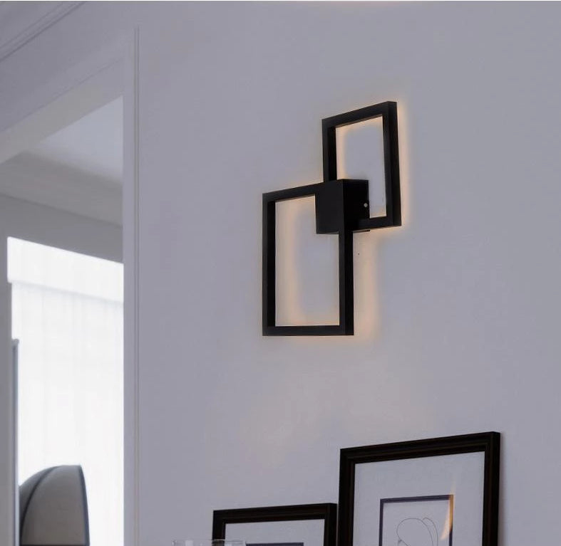 Lumoré Square - LED Wandleuchte im modernen Design | Minimalistisch & Energieeffizient | Perfekt für Wohnzimmer & Flure