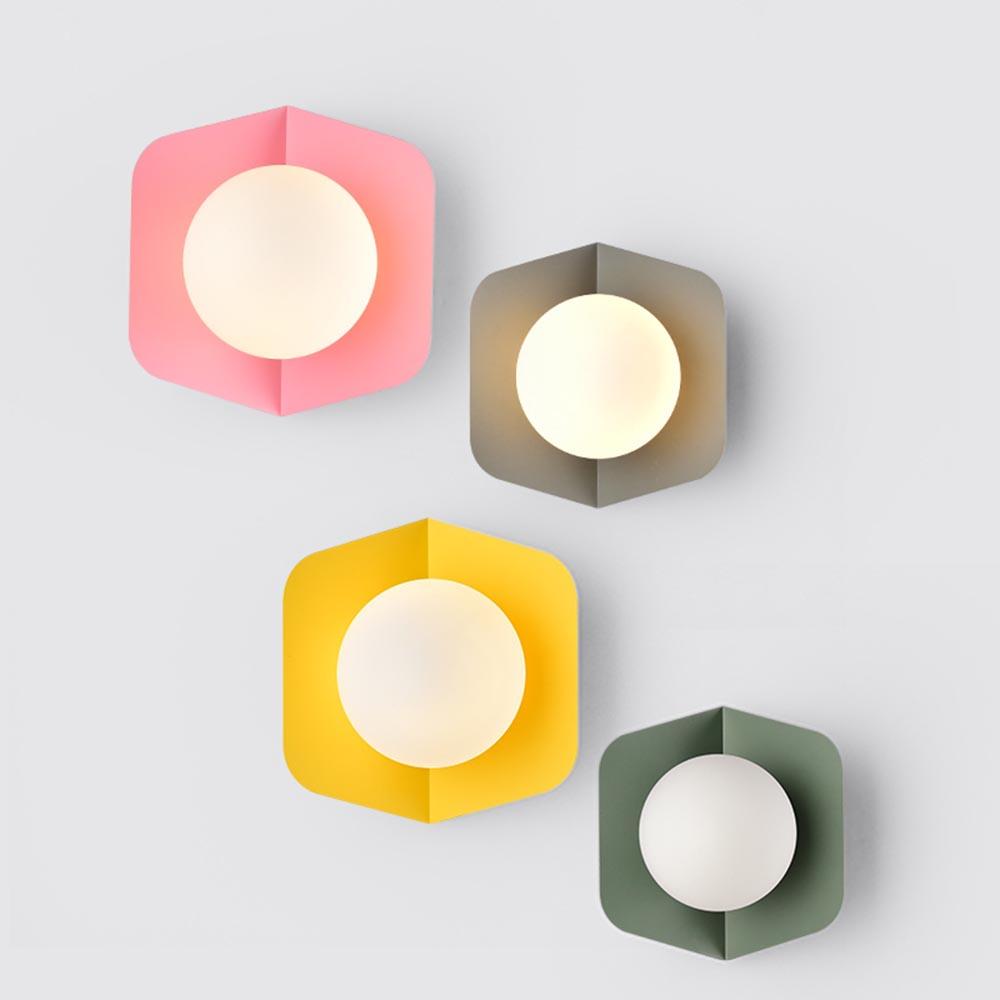 Glowcandy - Moderne Nordic Wandlampe | Elegantes Design | Dimmbar | Farbliche Akzente