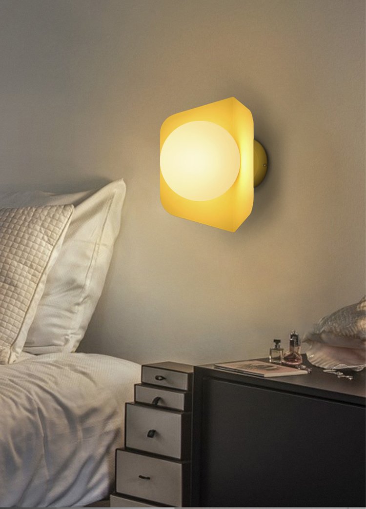 Glowcandy - Moderne Nordic Wandlampe | Elegantes Design | Dimmbar | Farbliche Akzente