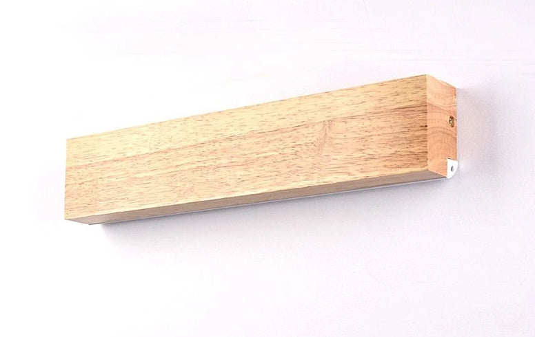 LumaOak Holzregal mit integrierter Lampe | Modernes Design | LED Beleuchtung | Multifunktionale Deko