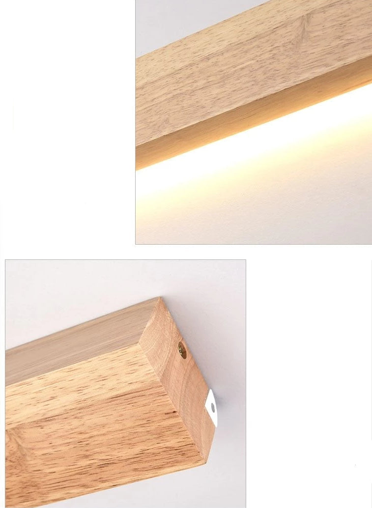 LumaOak Holzregal mit integrierter Lampe | Modernes Design | LED Beleuchtung | Multifunktionale Deko