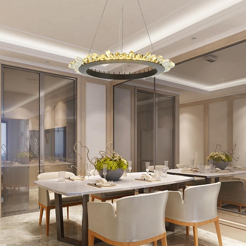 CrystalGlide Moderner LED-Kronleuchter | Kristall-Design | Elegante Beleuchtung für Zuhause