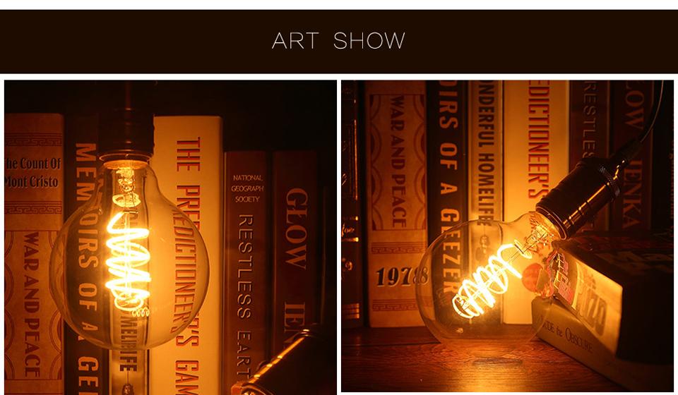 VintaraLux Klassische Vintage LED Glühbirne | Energiesparend & Dekorativ | Perfekt für Pendelleuchten & Kronleuchter