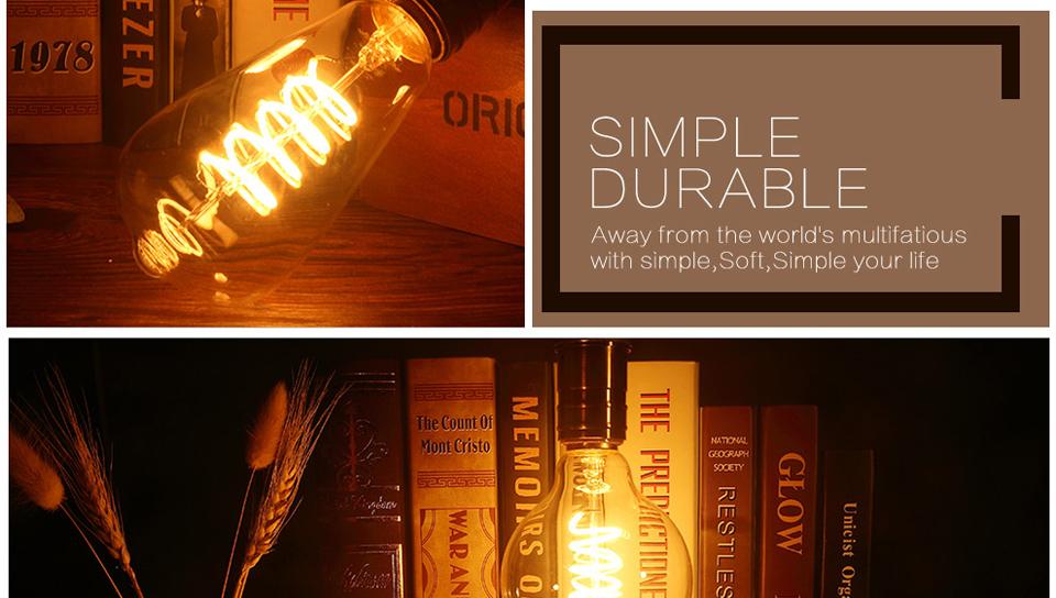 VintaraLux Klassische Vintage LED Glühbirne | Energiesparend & Dekorativ | Perfekt für Pendelleuchten & Kronleuchter