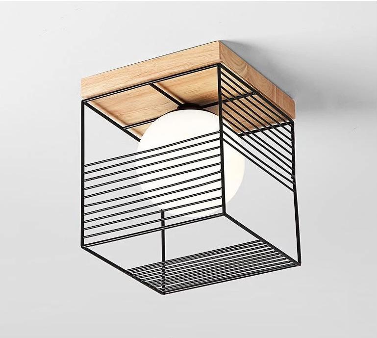 Voltaro Vintage Deckenleuchte | Industrielles Käfigdesign | Warmweiß & Kaltweiß | Elegante Beleuchtung für Zuhause