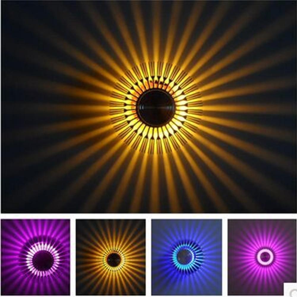 SolarisBlume LED Wandlampe | Sunflower Design | Farbiges Licht | Dekorative Beleuchtung für Zuhause