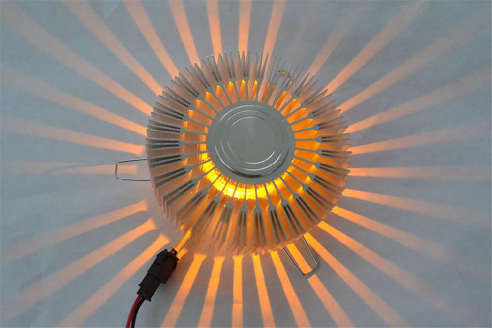 SolarisBlume LED Wandlampe | Sunflower Design | Farbiges Licht | Dekorative Beleuchtung für Zuhause