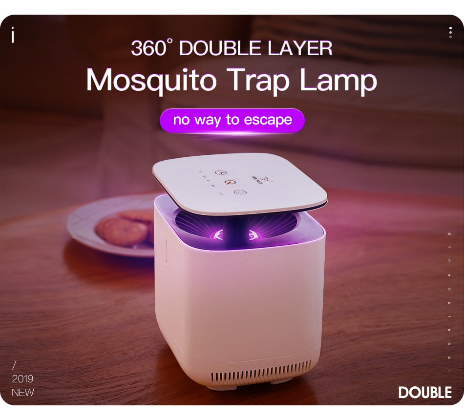 InstaTrap LED Mückenvernichter-Fallenlampe | Effektiv gegen Insekten | Leise & Sicher