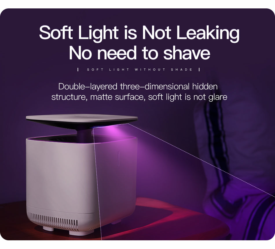 InstaTrap LED Mückenvernichter-Fallenlampe | Effektiv gegen Insekten | Leise & Sicher