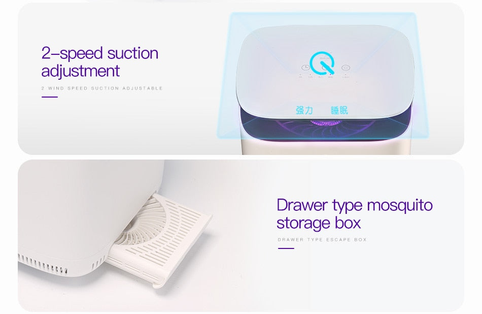 InstaTrap LED Mückenvernichter-Fallenlampe | Effektiv gegen Insekten | Leise & Sicher