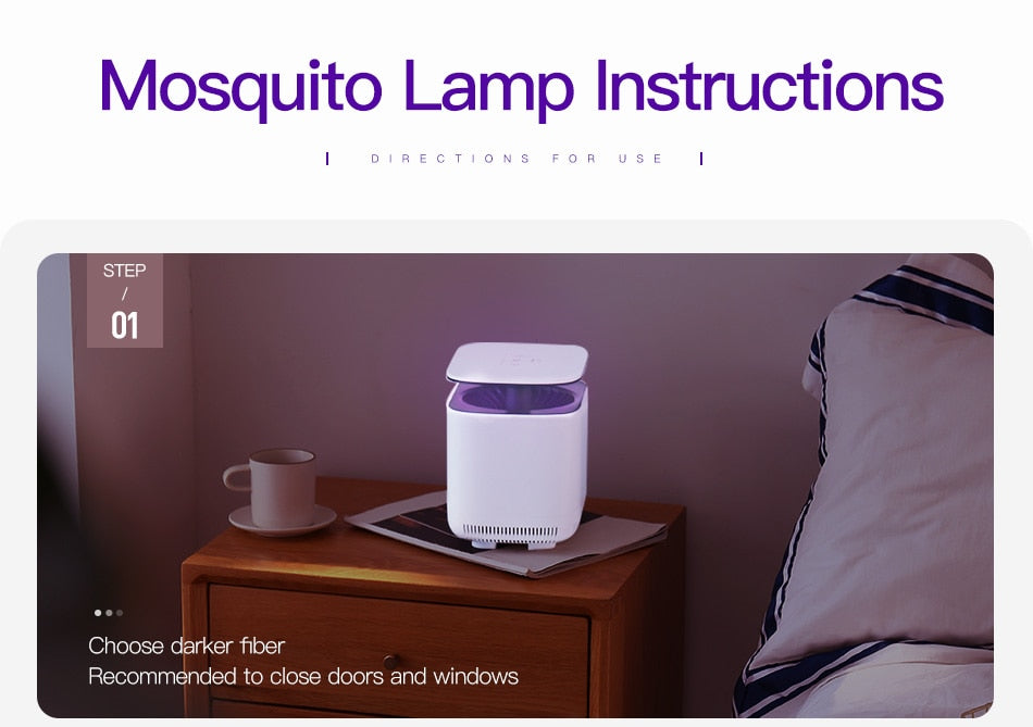 InstaTrap LED Mückenvernichter-Fallenlampe | Effektiv gegen Insekten | Leise & Sicher