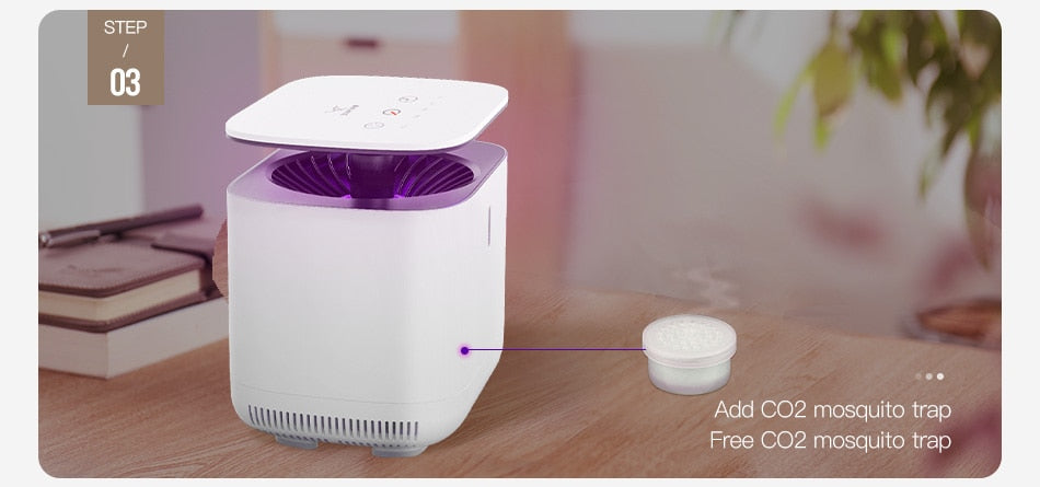 InstaTrap LED Mückenvernichter-Fallenlampe | Effektiv gegen Insekten | Leise & Sicher