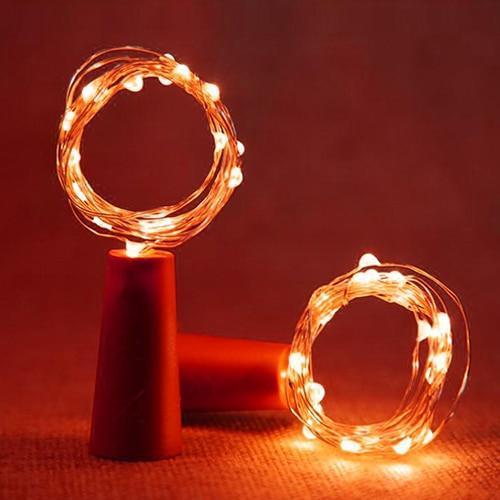 LumoTwine - LED Flaschenlichter für Weindekoration | Kabellose Lichterkette | Stimmungsvoll & Dekorativ