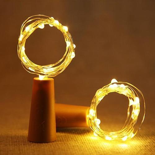 LumoTwine - LED Flaschenlichter für Weindekoration | Kabellose Lichterkette | Stimmungsvoll & Dekorativ