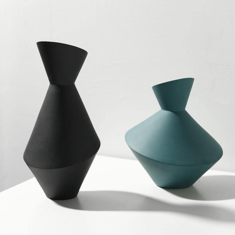 ArtistoCurve Keramik-Vase im Abstrakten Design | Stilvolle Deko | Hochwertige Verarbeitung | Modern und Zeitlos