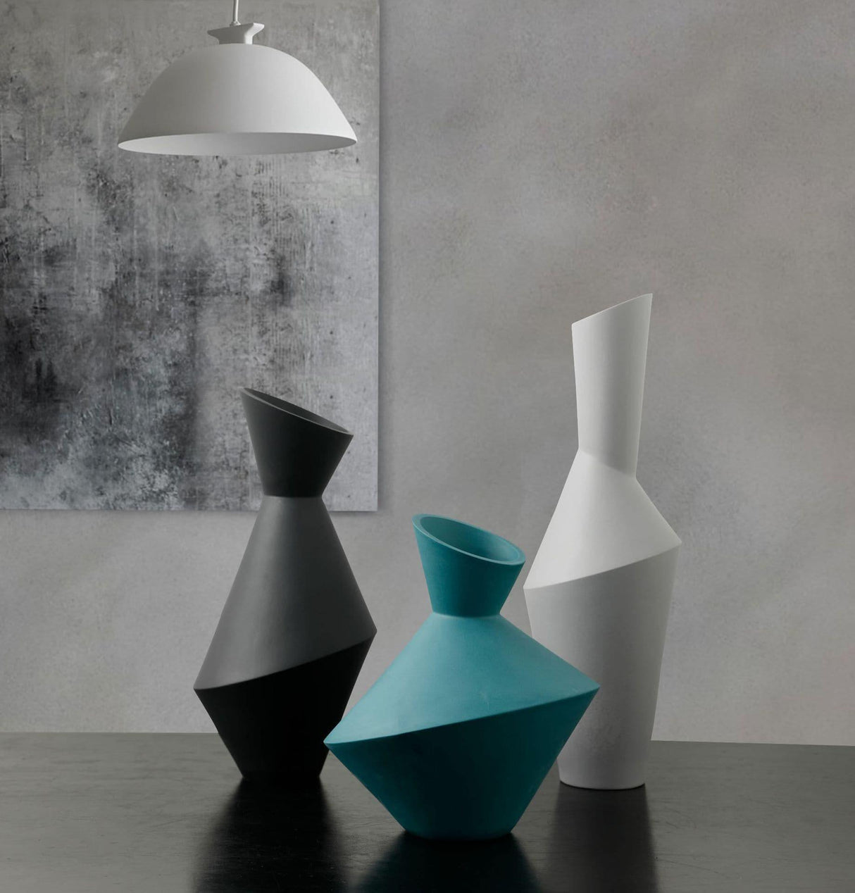 ArtistoCurve Keramik-Vase im Abstrakten Design | Stilvolle Deko | Hochwertige Verarbeitung | Modern und Zeitlos