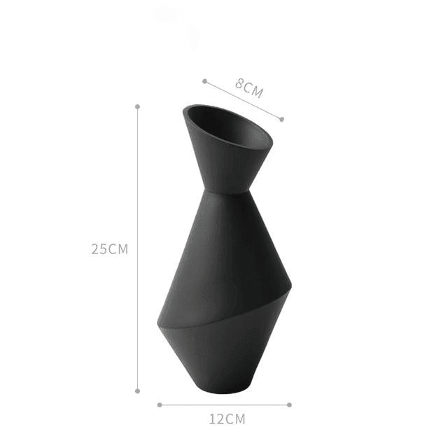 ArtistoCurve Keramik-Vase im Abstrakten Design | Stilvolle Deko | Hochwertige Verarbeitung | Modern und Zeitlos