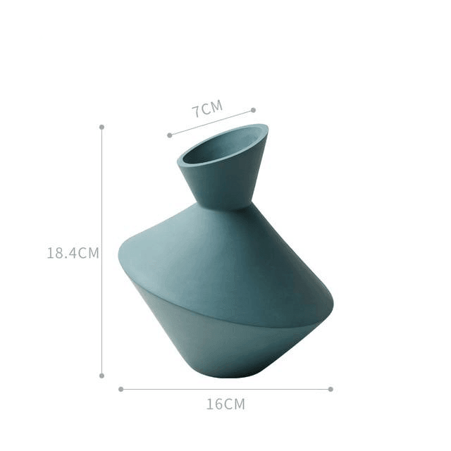 ArtistoCurve Keramik-Vase im Abstrakten Design | Stilvolle Deko | Hochwertige Verarbeitung | Modern und Zeitlos