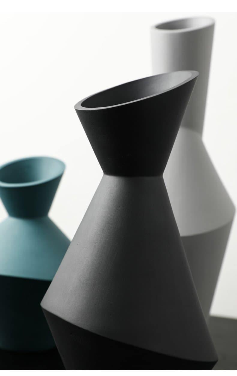 ArtistoCurve Keramik-Vase im Abstrakten Design | Stilvolle Deko | Hochwertige Verarbeitung | Modern und Zeitlos