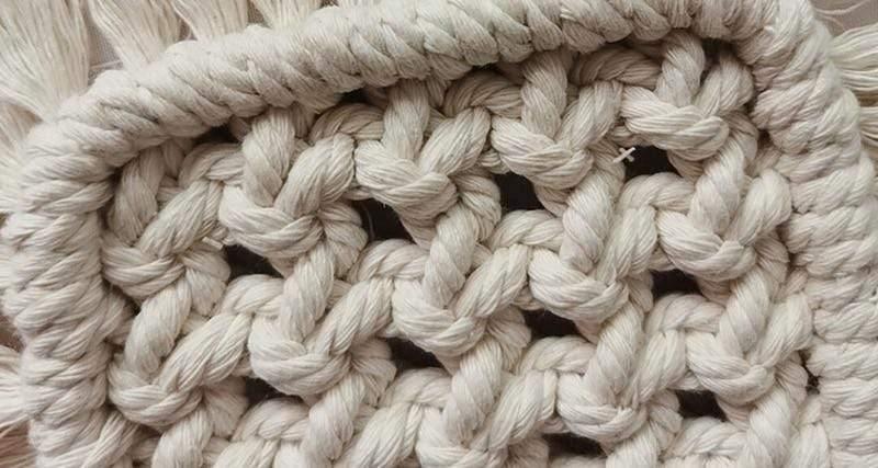 MacraDecor Boho Makramee Hängeregal | Handgewebt | Holz & Baumwolle | Wandregal | Dekoration & Aufbewahrung