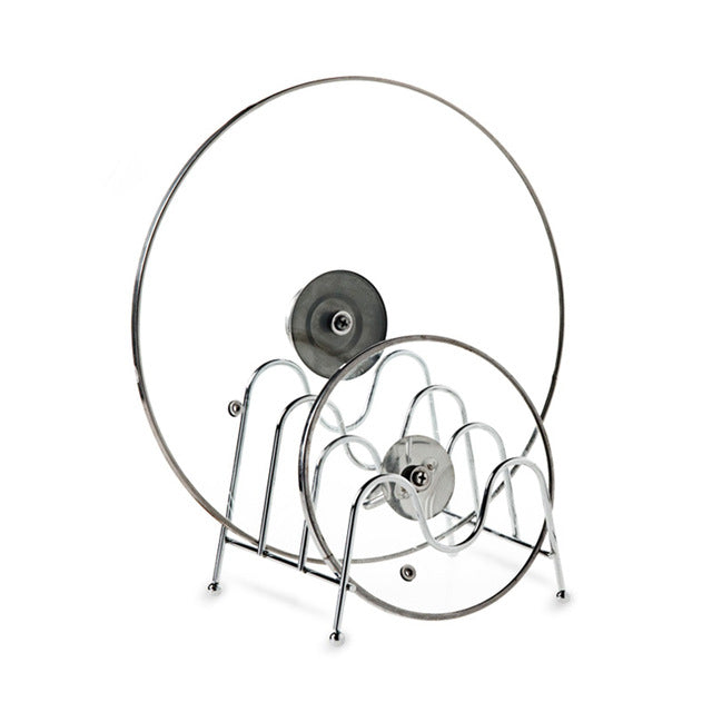 CookMate Mehrschichtiger Topfdeckelhalter | Verstellbares Regal für Küchenorganisation | Platzsparender Ständer