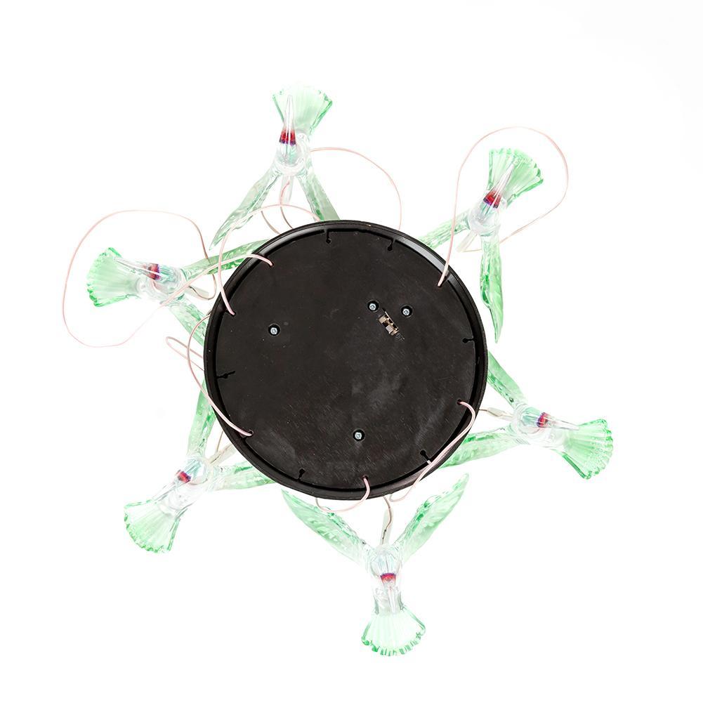 Luminavi LED Windspiel mit Kolibri-Motiv | Solarbetrieben | Farbwechselnde Beleuchtung | Ideal für Garten & Balkon