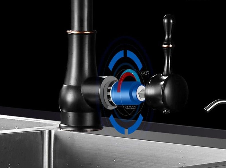 FlowMax Arc - Ausziehbarer Küchenarmatur | Hochwertiger Wasserhahn | Ergonomisches Design | Perfekt für Ihre Küche