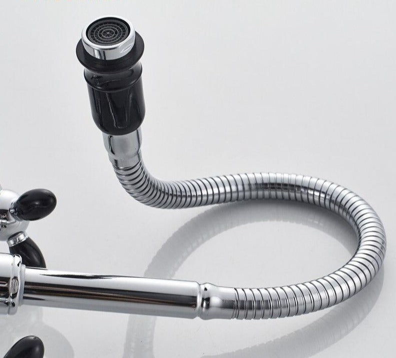 AquaViva Moderner Küchenarmatur mit Farbakzenten | Hochwertig & Flexibel | Perfekt für moderne Küchen