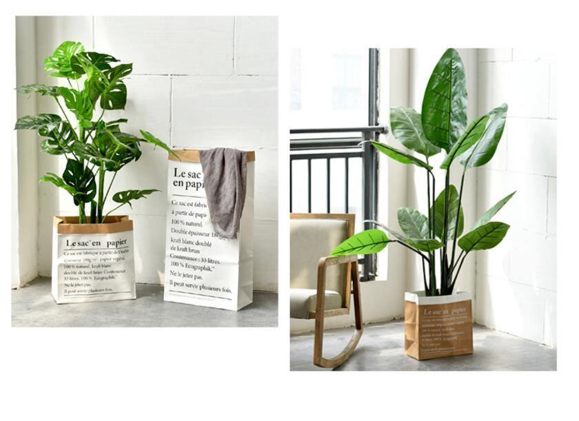 EcoForm Kraft Papier Bodenvasen | Nachhaltige Dekovase | Leicht & Umweltfreundlich | Minimalistisches Design