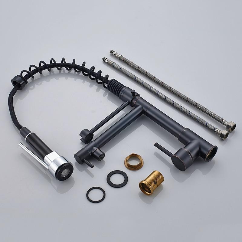 HydraGlow - LED Küchenarmatur mit Spiralfeder | Deckmontage | Elegantes & Funktionales Design