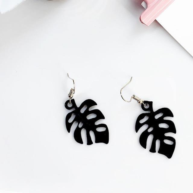 NatureChic Monstera Ohrringe | Dangle Style | Zeitloser Schmuck