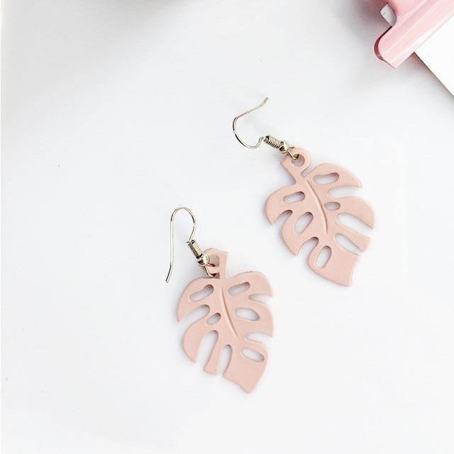 NatureChic Monstera Ohrringe | Dangle Style | Zeitloser Schmuck