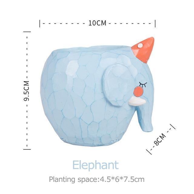 PlantPal Tierförmiger Pflanzentopf | Süße Cartoon-Pflanzenhalter für Sukkulenten & Mini-Pflanzen | Dekorativ & Funktional